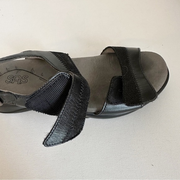 SAS Nudu Strap Tripad Comfort Sandals in Midnight Black - Size 7.5 - Picture 3 of 14